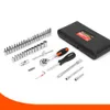 Utensili manuali ValueMax Set di utensili manuali Kit di attrezzi per riparazione auto Scatola di attrezzi meccanici per la casa Fai da te Set di chiavi a bussola da 14 pollici Punte per cacciavite a cricchetto 230210