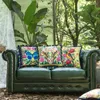 Pillow Luxury Velvet Cover Decorative Case Artistic British Antique Forest Sofa Chair Bedding Coussin Home Decoration