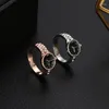 Cluster Rings Punk Creative Watch Shape For Women Girls Ring Men Vintage Mini Finger Couple Wedding Gift Jewelry