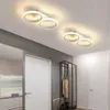Lichten LED LAMP COMPLIDOR BALCONE ZWART WIT 20W 22W 32W 36W Indoor plafondverlichting voor slaapkamer Woonkamer 110-220V 0209