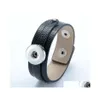 Ссылка цепочка ручной работы кожаные браслеты Bangles Colorf Blone Button Broclet Bracelet Briclets для DIY Ювелирные изделия.