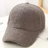 Kogelcaps gewoon warme poly fleece dames winter honkbal pet schattige hoed voor dames kaki roze beige zwart grijs bruin wit g230209