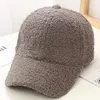 Bollmössor Vanlig varm poly fleece kvinnor vinter baseball mössa söt hatt för damer khaki rosa beige svart grå brun vit g230209