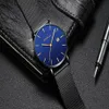 CRRJU herrsportklockor Top Brand Luxury Man Classic Business Gift Mesh Strap Wristwatches Relogio Masculino Mens Date CL304X