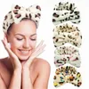 Headwear Spa Headband Bow Hairband Women Face Makeup Head Band Soft Coral Fleece Hair Accessories For Skincare