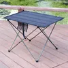 Camp Furniture Portable Foldable Table Camping Outdoor Furniture Computer Bed Tables Picnic 6061 Aluminium Alloy Ultra Light Folding Desk 230210