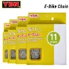 Bike YBN Chains 8/9/10/11/12 Speed Electric Bicycle Chain Special Design For SHIMANO And Mid-Motor BOSCH E-Bike System 0210