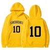 Sweats à capuche masculine Sweatshirts anime slam dunk Sakuragi hanamichi 10 nombres sweat-shirt 230210