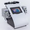 6 em 1 Máquina de cavitação por ultrassom 40K Cavitação ultrassônica Lipolaser RF Vaccum Slimming Wood Weight Reduc Cavi Lipo Equipamento