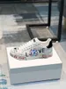Best Quality Luxury designer White Leather ROYAL Mens Low Top Flat Sorrento Print Trainers Sneakers With Box
