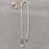 Collane con ciondolo Collana lunga di perle naturali da donna Gioielli d'acqua dolce irregolari fatti a mano Moda Anno classico Regalo per gli amici Collier