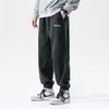 Men's Pants 2022 New Winter Women Warm Plaid Fleece Fabric All-match Outdoor Casual Thick Sweatpant Loose Trend for Y2302