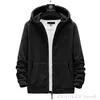 Herrtröjor tröjor herrfleece utomhus plus size man hoodies vår höst polar fleece cardigan hooded tröja jacka män tröja 7xl 8xl 230209