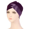 Femmes musulmanes Turban inde foulard sommeil nuit Cap Bonnet Bonnet perte de cheveux chimio casquettes chapeau islamique chapeaux Stretch tête enveloppement