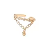 Cluster Rings KAROPEL Classic Star Pendant Gold Opening For Woman Korean Fashion Jewelry Wedding Party Girl's Unusual Sexy Ring