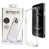 Premium transparante robuuste ruimte Clear telefoonhoesjes voor iPhone 14 13 12 11 Pro Max XR XS X 6 7 8 Plus Samsung S21 S20 Note20 Ultra met Retail Pakket Schokbestendige TPU -cover