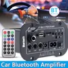 Décorations intérieures voiture Bluetooth Audio numérique USB DC12V/24 V/220 V Mono HIFi basse amplificateur de puissance accessoires Automobiles