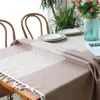 Table Cloth Nordic Tablecloth For Pastoral Decorative Linen Rectangular With Tassel Wedding Dining Cover Tea