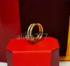 Tırnak Tasarımcı Kadınlar/Erkekler için Altın Yüzükler Carti Wedding Lüks Mücevher Aksesuarları Titanyum Çelik Altın Kaplama Asla Soluk Boyut 5-11 Altın/Gümüş/Gül/Siyah
