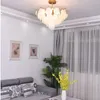 Luzes de lustre de teto moderno ouro metal ouro para jantar quarto quarto salão decoração de casa iluminação lâmpada de suspensão 0209