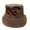 Bayan Erkek Kovası Şapka Snapback Tasarımcı Şapkaları Güneş Açık Balıkçı Beyzbol Casquette Lüks Üçgen Siyah Beyaz Pembe Moda Kapağı