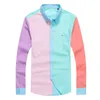 Camisas casuales para hombres etiquetas francesas top marcas de algodón bordado de bordado camisa de vestir de moda para hombre mxxl 230210