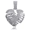 Pendant Necklaces Fashion Personality Hollow Out Broken Heart Necklace For Men Women