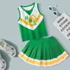 Cheerleading Stranger Things Season 4 Chrissy Cunningham Cheerleader Cosplay Hawkins High School Costume kjol Uniform Suit vuxna barn gåvor 230210