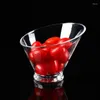 Piatti Acrilico KTV Snack Bowl Bar Forniture Cetriolo PC Plastica Insalata Frutta Piatto Striscia Tazza