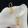 2023 nouvelles boucles d'oreilles anneau hypoallergénique perle boucles d'oreilles simple mode luxe marque designer femmes boucles d'oreilles haut de gamme ceinture boîte