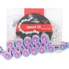 S cykel 9/10/11/12 Speed ​​Half Hollow Ultralight Electropated Colorful Golden 116/126 Links MTB Road Bike Chain 0210