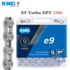 دراجة KMC سلسلة الدراجات E9 E10 E11 E12 سلاسل 9S 10S 11S 12S Ebike 130/136 Links Anti-Rust Electric Sport Bicycle Parts 0210