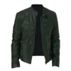 Hommes en cuir simili cuir hommes automne marque décontracté Vintage veste en cuir manteau hommes printemps tenue conception moteur Biker poche Pu veste en cuir hommes M-5Xl 230209