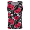 Etniska kläder Sullen T -skjortor för män Mäns sommarmode Casual Tank Top Loose Sports Beach Seaside Hawaiian Tryckt Vest Tops