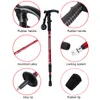 Trekking Poles Telescopic Trekking Pole Adjustable Walking Stick Hiking Camping Climbing Retractable Walking Cane for Elderly 230210