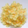 Decorative Flowers 10pcs 16cm Artificial Silk Hydrangea Dry Flower Wedding Arch Background Wall Decoration DIY