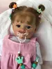 Bebekler NPK 55cm Tam Vücut Silikon Su Geçirmez Yürümeye Başlayan Kız Bebek Prenses Betty Yaşam Sof Touch 3D Cilt Çoklu Katmanlar Boyama 230210