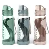 Water flessen sport gym lekvrije dropproof draagbare shaker mok buiten reizen ketel plastic drink cup bpa gratis 221122