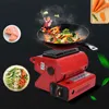 Camp Kitchen Outdoor Heater Portable Dual-Use Camping Heating Stove Mini Tent Heater Roast Stove Gas Heating Furnace For Camping Picnic Fish 230210