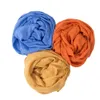 Сплошные цвета детские муслиновые пеленки бамбуковые хлопковые одеяла.