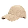 Ball Caps Pack Hat Faux Lamb Wool Baseball Cap For Men Women Teddy Fleece Sports Hats Warm Winter Outdoor Travel Men's Sports Hats Caps G230209