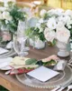 Serviette de Table Antique plante fleur papillon serviettes mouchoir mariage Banquet tissu pour dîner décoration de fête