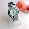 Zegarek marka mody Diamond Watche Watches Gold Silver Pasek ze stali nierdzewnej kwarc zegarek świąteczne prezenty Pierwszy wybór Relogio