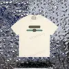 xinxinbuy Män designer Tee t-shirt 23ss Bokstäver randtryck kortärmad bomull dam vit svart röd grön S-2XL