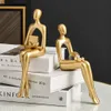 Objets décoratifs Figurines Accessoires de décoration pour la maison nordique Figures abstraites statues et sculptures Nodic Living Room Decor statues pour la décoration 230209