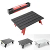 Camp Furniture Aluminum Alloy Portable Table Outdoor Furniture Foldable Folding Camping Hiking Desk Traveling Outdoor Picnic Table Furniture 230210