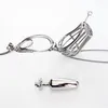 Chastity Devices Adjustable Size Stainless Steel Bdsm Chastity Belt For Men T-Type Lock