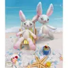 Dolls 145cm Height 3D Printed Resin Rabbit Doll Pet Multi Joint Movable 112 18 Bjd Rabbit Doll Girl Dress Up Toy 230210