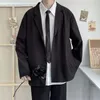 Mens Suits Blazers Sıradan Erkekler Gevşek S3XL DOĞRU RENK BEZA KREZİ RETRO Japon