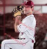 Troy Baseball Jersey Custom Centred Mens Brady Fuller Garrett GAKEDES BAY Witcher Rigsby Mosley Kyle Gamble Grant Stewart Caleb Bartolero Troy Trojans Jerseys